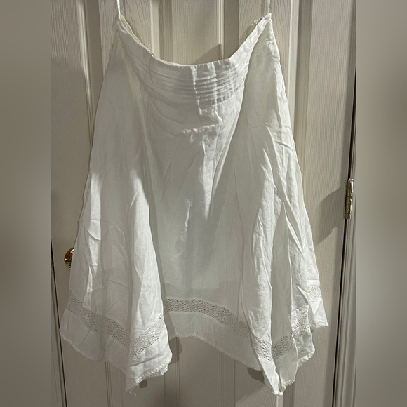 Lauren Ralph Lauren Dresses & Skirts - NWT Lauren Jeans Company Ralph Lauren Vintage Y2K Womens White‎ Linen Midi Skirt